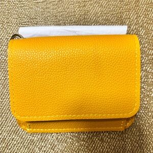 Yellow Leather Wallet